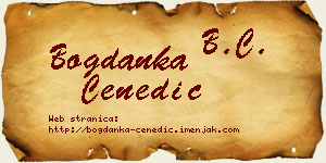 Bogdanka Čenedić vizit kartica